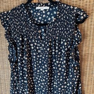 LOFT Dress Top With Flowers